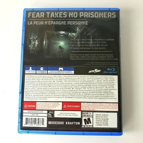 PS4  THE CALLISTO PROTOCOL - Picture 2 of 3